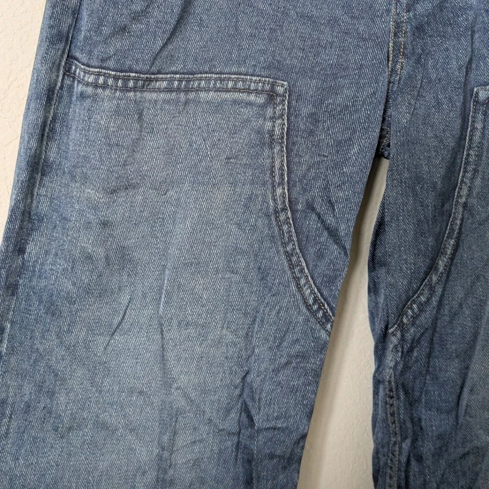 Rag & Bone Miramar Satin Logan Carpenter Pants Women's 26 Blue Avalon Hemmed - Picture 8 of 11